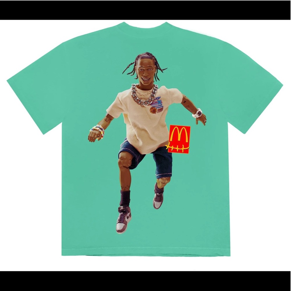 Travis Scott x McDonalds Action Figure T-Shirt
